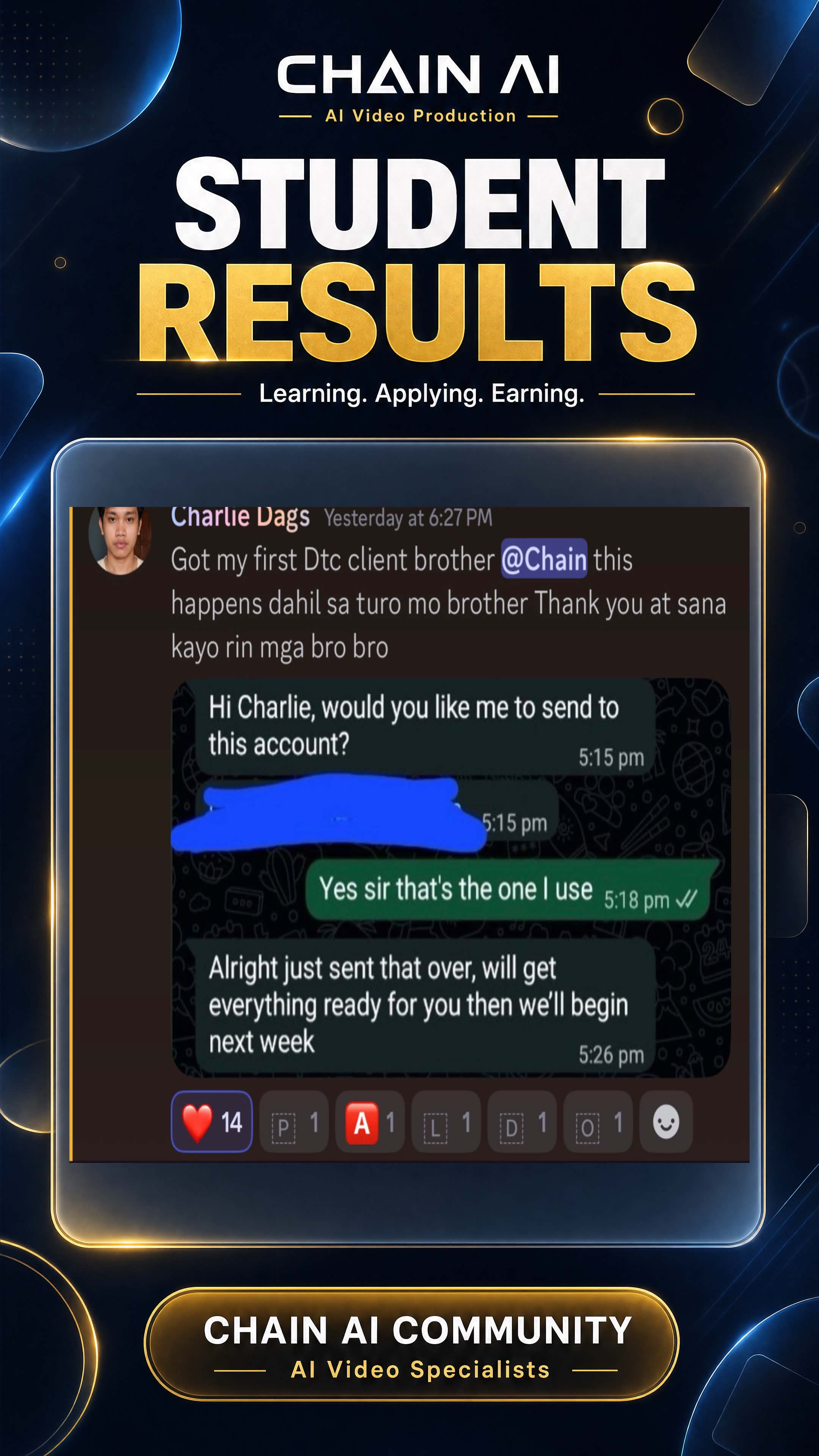 Charlie Dags result